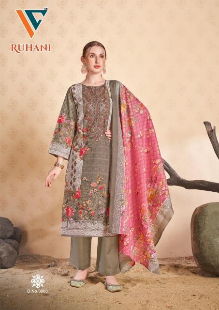 Vandana ruhani vol-39 cotton dress material wholesale price in